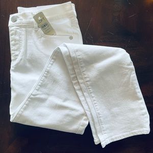 LOFT white modern straight jeans 4P NEW W TAGS 💕